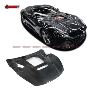 Cubierta de Motor de Fibra de Carbono de Alta Calidad, Estilo Commas, para Ferrari F12 - Product Image 5