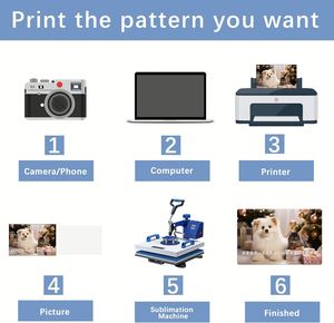 Cartes de visite vierges personnalisables par sublimation, en aluminium, avec logo métallique, double face, pour transfert thermique, DIY, en vrac - Product Image 4