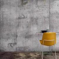 Revêtement mural auto-adhésif 3D rétro industriel géométrique imperméable gris ciment sans joint pour bureaux, bars et restaurants (Hot Pot)