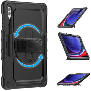 Funda de silicona resistente a prueba de golpes con correa de mano giratoria y correa para el hombro para Samsung <span class=keywords><strong>Galaxy</strong></span> S8u/S9u/S10u - Product Image 3