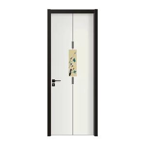 Customized Interior <strong>Doors</strong> for Houses Wpc Wood Luxury Design Modern Grey for Hotel Apartment Villa House