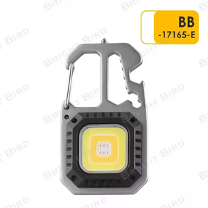 Sáng chim 17165-e tùy chỉnh siêu sáng <span class=keywords><strong>mini</strong></span> LED sạc làm việc ánh sáng Keychain Đèn pin <span class=keywords><strong>Torch</strong></span> với an toàn búa mở rượu vang - Product Image 5