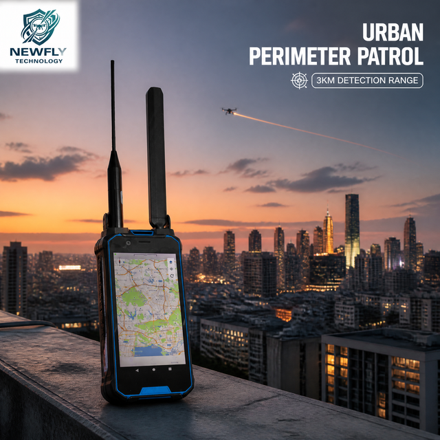 Counter Drone Handheld Detector 2-3km 100MHz-6GHz FPV 900+ Models RID Remote ID Alarm Security System