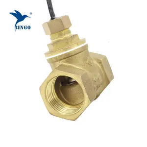 150L/Min 2PT Female Thread Brass Paddle Type Flow Switch Flowmeter DC 250V