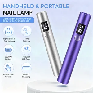 Sèche-ongles portable UV LED, lampe à ongles rechargeable par USB, mini lampe torche stylo pour sécher le gel - Product Image 4