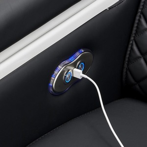 Fauteuil de pédicure robuste en cuir PU, inclinable électriquement, pour salon de manucure professionnel - Product Image 3