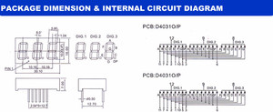 จอแสดงผล LED <span class=keywords><strong>7</strong></span> <span class=keywords><strong>Segment</strong></span> สีแดงสด ขนาด 0.4 นิ้ว <span class=keywords><strong>3</strong></span> หลัก แบบแคโทดทั่วไป ราคาส่งถูก สำหรับการโฆษณาสาธารณะ - Product Image 4