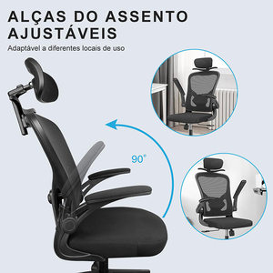 <span class=keywords><strong>Vente</strong></span> directe d'usine, chaise de travail en maille, chaise ergonomique, chaise de bureau pivotante pour salle de réunion, Sillas De Oficina - Product Image 4