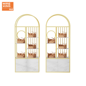 Tùy Chỉnh Ánh Sáng Sang Trọng Phụ Nữ Túi Boutique Hiển Thị Kệ Phụ Nữ Túi Xách Cửa Hàng Hiển Thị Đứng Giá - Product Image 3