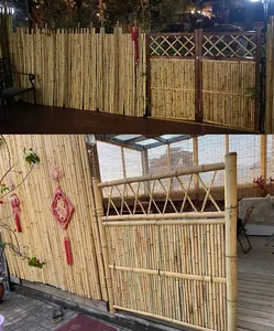 Bamboo Bamboobamboo Thick Reed Fence Tall Bamboo Panels Rolls Synthetic Split Roll Bamboo Fence