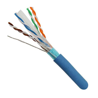 Cable Cat6a F/UTP blindado con Mylar de aluminio de 8 conductores, certificado CE/ISO/RoHS, con revestimiento LSZH ignífugo, ancho de banda de 550MHz y 10Gbps.
