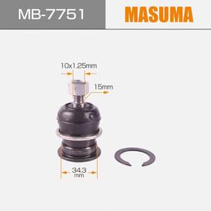 Junta esférica MB-7751 makuma para Yamaha 5LP-23579-00-00, <span class=keywords><strong>Raptor</strong></span> 660R <span class=keywords><strong>700</strong></span> 700R YFM, parte superior e inferior - Product Image 4