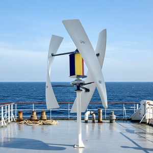 Éolienne à axe vertical 1000W 1200W <span class=keywords><strong>12V</strong></span> 24V 48V - Résistante à la corrosion pour usage côtier et maritime - Product Image 1