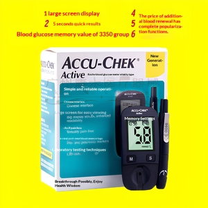 Medidor de Glucosa en Sangre Manual Eléctrico <span class=keywords><strong>Roche</strong></span> para Personas Mayores, Sin Contraseña, No Incluye <span class=keywords><strong>Tiras</strong></span> Reactivas, Versión China, Clase II, 1 Año - Product Image 2