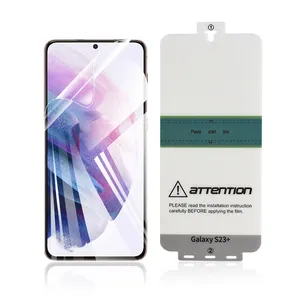 Bán buôn 3D cong phim Hydrogel bảo vệ màn hình cho Samsung S22 S23 cộng với S24 siêu