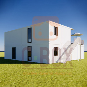 Casa Contenedor Desmontable, Villa Moderna Rectangular, Espesor Estándar, Espacio de Vida al Aire Libre - Product Image 2