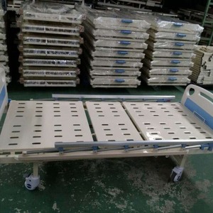 เตียงโรงพยาบาลสำหรับการฟอกเลือดแบบแมนนวล รุ่น Shilleva Slv-B4020 พร้อมราวกั้น สีฟ้า - Product Image 2