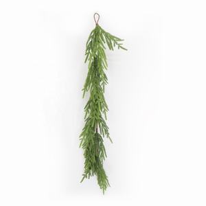 Guirnalda de <span class=keywords><strong>Araucaria</strong></span> de Navidad de vid de PVC Artificial al por mayor de 122cm Flores decorativas, coronas y plantas Flores y Plantas secas - Product Image 1