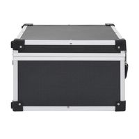 Boîte en aluminium personnalisée Boîte de rangement pour CD Boîte rigide en aluminium 60pc 80pc avec serrure