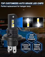 Nvv9 — MINI ampoules LED pour phares de voiture, lumière antibrouillard, facile à installer, pour les automobile, nouvelle collection