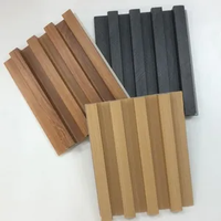 Panneaux muraux en PVC/WPC 3D cannelés pour décoration intérieure - Matériaux d'isolation thermique - Prix d'usine
