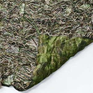 Thể thao ngoài trời <span class=keywords><strong>Camo</strong></span> ghillie Net cỏ chăn Polyester ngụy trang dày đặc hơn lưới ẩn lưới cho săn bắn rèm - Product Image 4