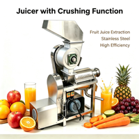 Industriële citruspers/sapcentrifuge van roestvrij staal voor citroen, appel, peer, ananas, wortel; commerciële sapmachine; spiraalpers
