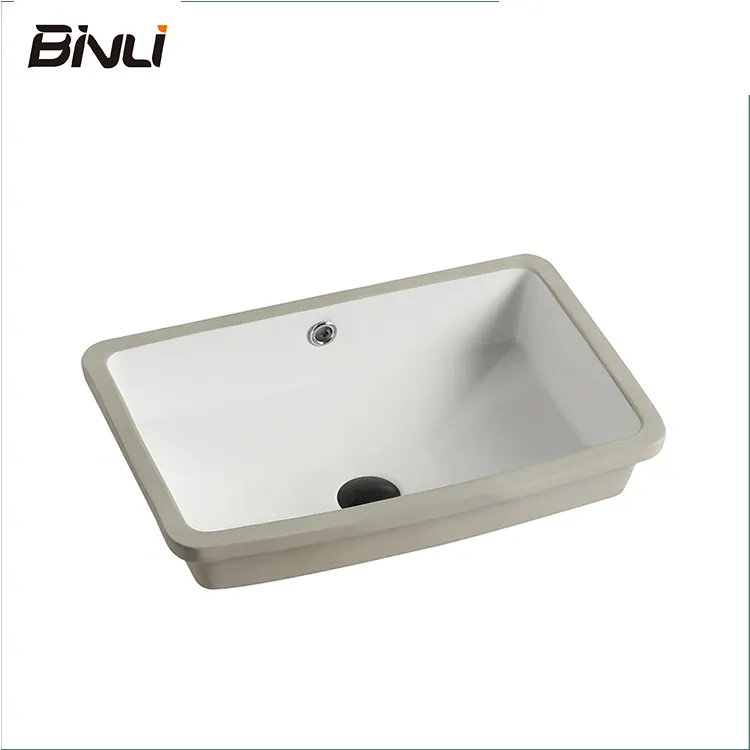 Hot Selling China JapanCeramic Ware Home White Rectangular Undermount Ceramic Sinks Kitchen And Bathroom Hand Wash Basin