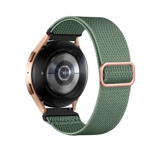 Bracelet de montre en nylon de style simple pour <span class=keywords><strong>Samsung</strong></span> <span class=keywords><strong>Galaxy</strong></span> Watch, bracelet de montre respirant, lavable, bracelet de montre intelligente sportive 20/22 mm - Product Image 6
