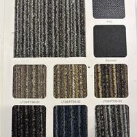 Dalles de moquette PVC emboîtables 50x50 avec support bitumé, à boucles, amorties, pour bureaux commerciaux, mosquées, maisons, revêtement de sol modulaire carré
