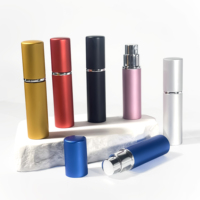 Flacons de parfum uniques et colorés de 5 ml, format voyage, flacons vaporisateurs d'échantillons de parfum, flacons de parfum de luxe pour huiles essentielles