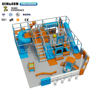 Grande aire de jeux intérieure avec équipements de jeu souples pour enfants, y compris une piscine à balles pour les zones de jeux des centres commerciaux - Product Image 1