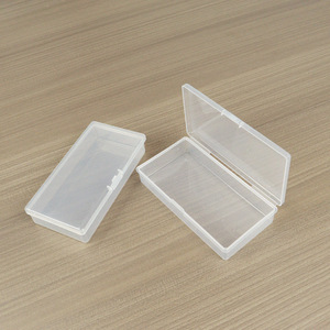 Transparent Rectangular Plastic <b>Storage</b> <b>Box</b> 12.4 X 6.4 X 2.5 Cm For Jewelry Tools Parts Packaging - Product Image 2