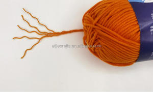 Hilo de Algodón de Leche de Cinco Hebras al por Mayor para Gorros, Mantas y Muñecas de Bebé; Material de Ganchillo DIY de Grosor Medio para Tejido a Mano - Product Image 5
