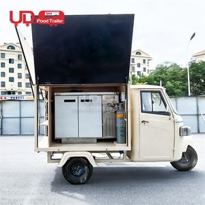 Carrito de Comida <span class=keywords><strong>Piaggio</strong></span> Ape Estándar Europeo, Camión Bar Móvil Vintage para Cerveza, Camión de Comida para Cócteles en Venta - Product Image 4