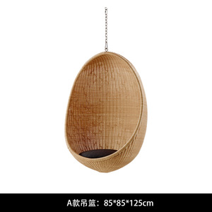 Outdoor <b>Hanging</b> Chairs PE Round Rattan Chair for Home and Patio - Product Image 2