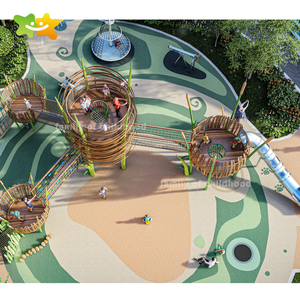 Thiết bị vui chơi công viên mạo hiểm ngoài trời dành cho trẻ em được tùy chỉnh theo nhà máy - Product Image 6