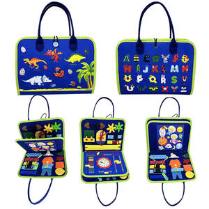 Libro Sensoriale Personalizzato in Feltro Montessori per Bambini di <span class=keywords><strong>1</strong></span> <span class=keywords><strong>Anno</strong></span>, Giocattolo Morbido Ricamato, <span class=keywords><strong>Regalo</strong></span> per Baby Shower - Product Image 1