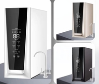 Purificateur d'eau RO à ozone 100 GPD de précision 0,0001 µm, fabriqué en usine depuis 15 ans, pour un espace de travail esthétique haut de gamme, projet de vente en gros B2B