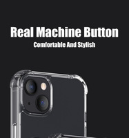 Funda Transparente Ultra Clara HD Antirrayaduras y Antigolpes para iPhone 15 16 17 Pro Max, Carcasa Protectora Delgada de TPU Suave