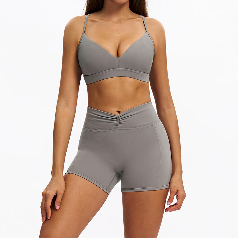 Bra+Shorts-Gray