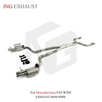 Système d'échappement CatBack Valvetronic en acier inoxydable haute performance ING pour Mercedes-Benz C63 AMG W205 4.0T