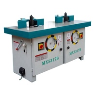 Machine-outil de menuiserie MX5317B : Défonceuse verticale à double arbre, profilatrice et fraiseuse de chants pour le bois