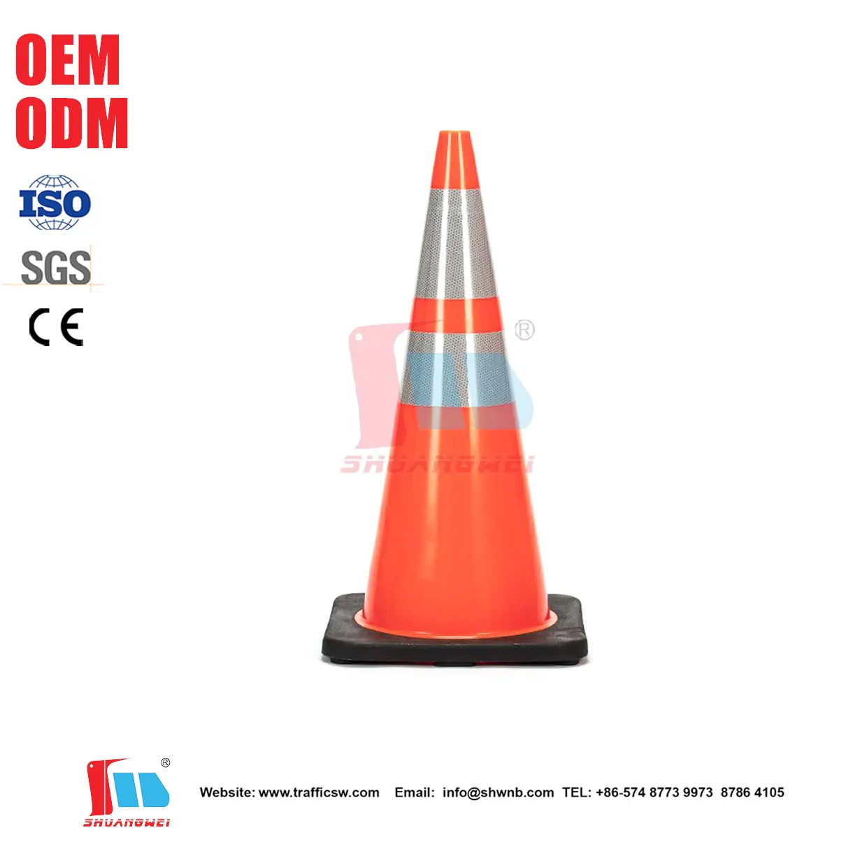 700mm(28 ") Autobahn PVC Barrikade Warn straße Orange Bau Verkehrs kontrolle Verkehrs sicherheits kegel mit reflektieren dem Klebeband