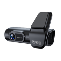 Caméra embarquée 4K haute définition IPS avec WiFi 5G, vision nocturne infrarouge, enregistrement en boucle, ADAS, assistance à la conduite et détection d'angle mort (BSD)