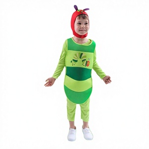 <span class=keywords><strong>Disfraz</strong></span> de Halloween de la Pequeña <span class=keywords><strong>Oruga</strong></span> para Niños y Niñas, Trajes de Cosplay para Actuaciones Infantiles - Product Image 3