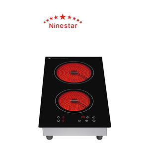 Moyen-Orient Prix bon marché populaire 2 plaques infrarouge Table de cuisson électrique en céramique - Product Image 2