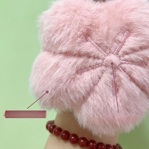 Llavero de Peluche con Forma de Flor de Cerezo Sakura, Accesorio para Bolsos y Carteras para Niñas - Product Image 6