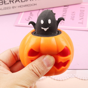 Juguetes blandos de calabaza fantasma de Halloween, juguetes antiestrés de TPR, surtido de mini regalos para fiestas, cumpleaños para niños - Product Image 4