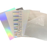 Film décoratif en PET dégradé, pailleté, plaqué métal, pour fond de scène de mariage, couleur arc-en-ciel changeante, personnalisé